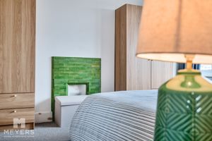 Bedroom 1 Fireplace - click for photo gallery